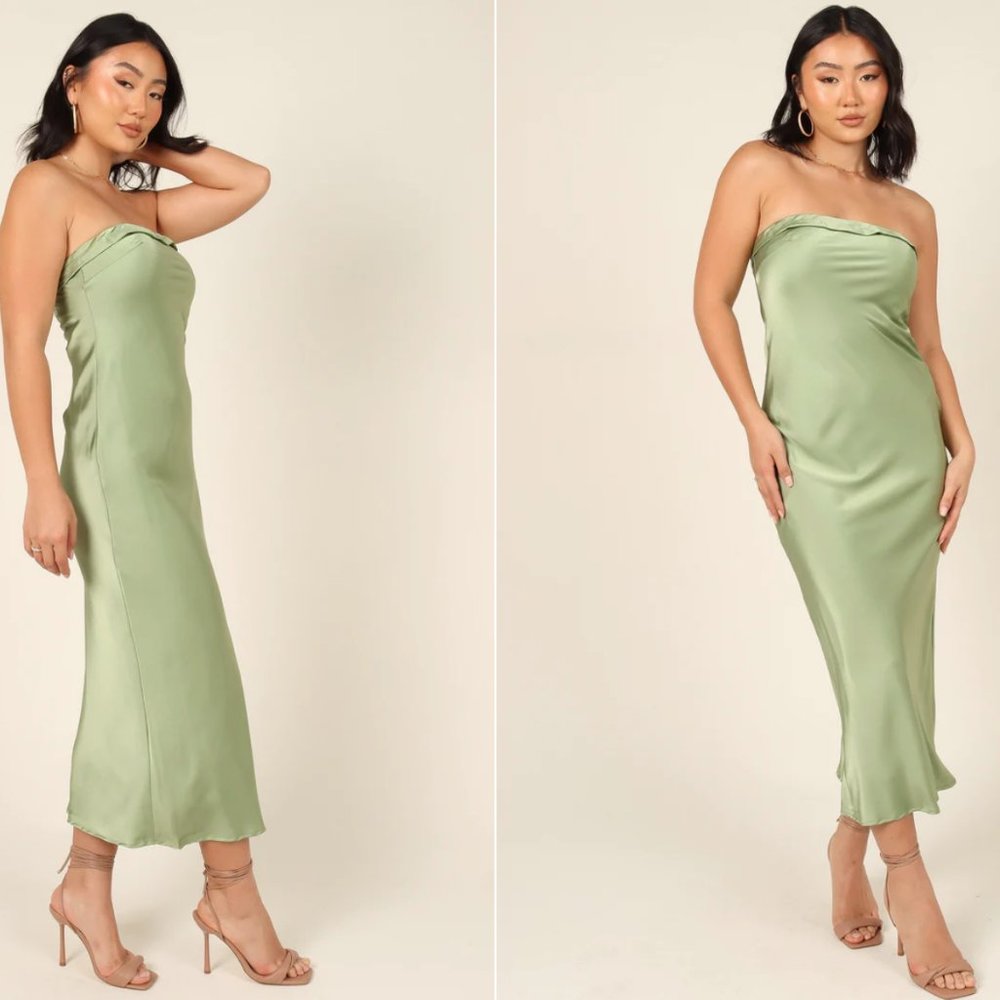 petal & pup analeah strapless maxi dress 4